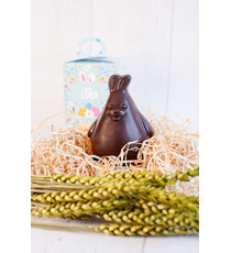 Lapin de Pâques publicitaire en chocolat fabriqué en France 75g