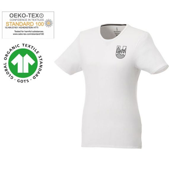 T-shirt publicitaire bio manches courtes femme Balfour T-shirt publicitaire bio manches courtes femme Balfour