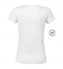 Tee-shirt publicitaire Femme col rond 100% coton peigné Made in France