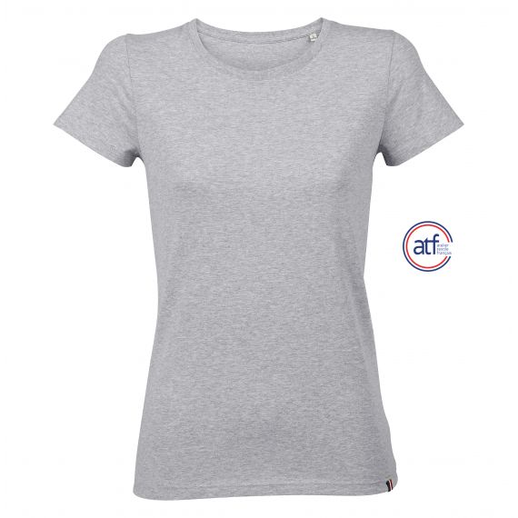 Tee-shirt publicitaire Femme col rond 100% coton peigné Made in France