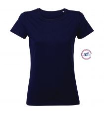 Tee-shirt publicitaire Femme col rond 100% coton peigné Made in France