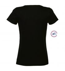 Tee-shirt publicitaire Femme col rond 100% coton peigné Made in France