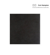 Porte carte grise publicitaire haut de gamme  en cuir  Hampton