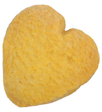 Biscuit au beurre publicitaire Coeur