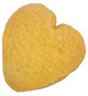 Biscuit au beurre publicitaire Coeur