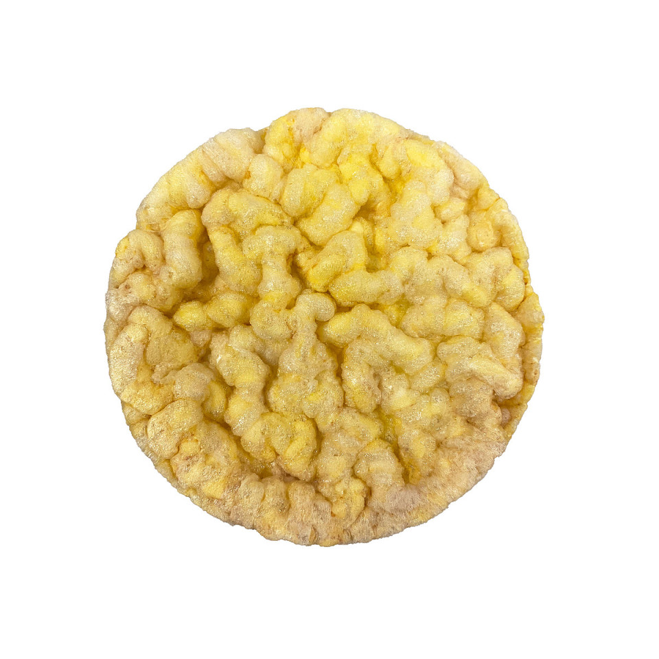 Galettes BIO publicitaires personnalisés de maïs ronde Vegan sans gluten