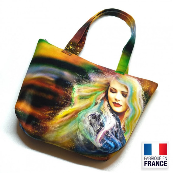 Sac week-end en velours personnalisable fabriqué en France