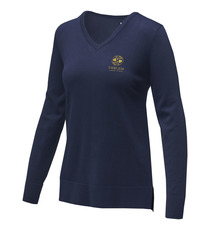 Pull publicitaire col en V Stanton pour femme