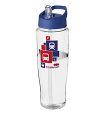 Bouteille publicitaire de sport H2O Tempo® 700 ml à clapetbec verseur Made in Europe Bouteille publicitaire de sport H2O Tempo® 700 ml à clapetbec verseur Made in Europe