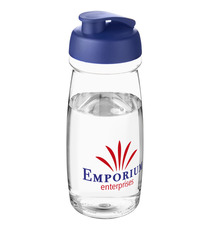 Bouteille publicitaire de sport H2O Pulse® 600 ml à clapet Made in Europe Bouteille publicitaire de sport H2O Pulse® 600 ml à clapet Made in Europe