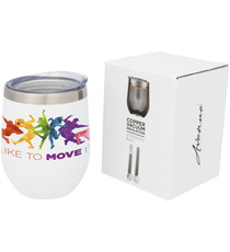 Tasse isotherme sous vide en cuivre Corzo publicitaire