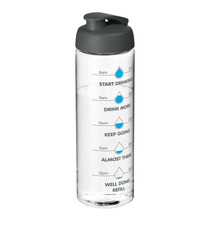 Bouteille de sport H2O Vibe 850 ml avec couvercle à  bascule publicitaire