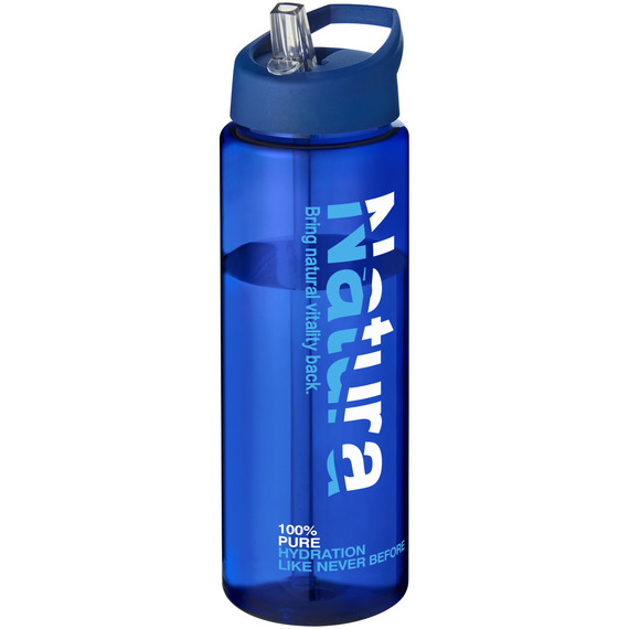 Bouteille de sport H2O Vibe 850 ml avec couvercle à  bec verseur publicitaire