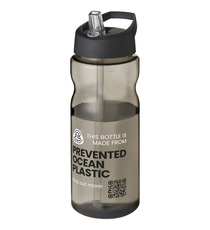 Bouteille de sport H2O Eco 650 ml avec couvercle à  bec verseur publicitaire