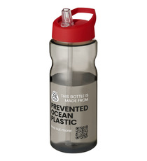 Bouteille de sport H2O Eco 650 ml avec couvercle à  bec verseur publicitaire