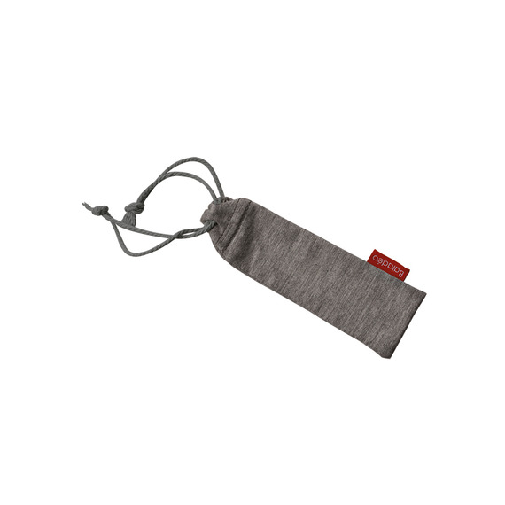 Etui publicitaire en nylon gris chiné (S)