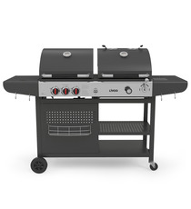 Barbecue publicitaire 2 en 1 charbon et gaz