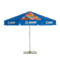 Parasol publicitaire personnalisé rond 3 mètres