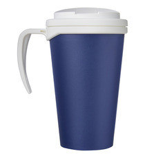 Mug isolant Americano® grande 350 ml avec couvercle anti fuites publicitaire