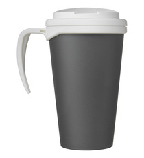 Mug isolant Americano® grande 350 ml avec couvercle anti fuites publicitaire