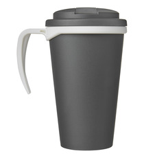 Mug isolant Americano® grande 350 ml avec couvercle anti fuites publicitaire