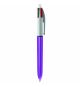 Stylo 4 couleurs publicitaire BIC Shine