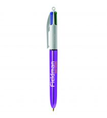 Stylo 4 couleurs publicitaire BIC Shine