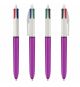 Stylo 4 couleurs publicitaire BIC Shine