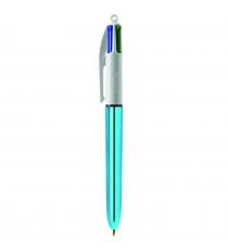 Stylo 4 couleurs publicitaire BIC Shine