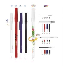 Stylo bille anti microbes personnalisé BIC® Round Stic® BGUARD™