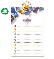 Bloc Sticky Note écologique personnalisé 101x130 mm recyclé