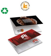 Bloc Sticky Notes publicitaire personnalisé écologique BIC couverture 101x75mm recyclé