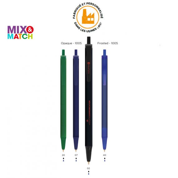 Stylos personnalisables BIC Soft Feel