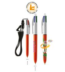 Stylo BIC® Fine 4 couleurs personnalisé