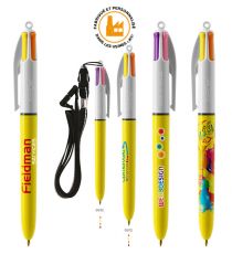 Stylo BIC® 4 couleurs publicitaire SUN