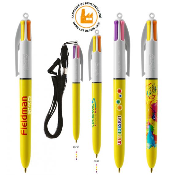 Stylo 4 couleurs, stylo publicitaire