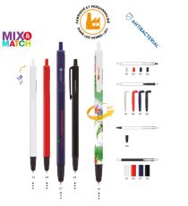 Stylo bille stylet anti microbes personnalisé BIC® Clic Stylus BGUARD™