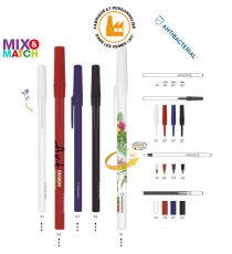 Stylo bille anti microbes personnalisé BIC® Round Stic® BGUARD™