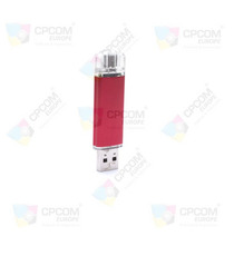 Clé USB personnalisée aluminium double prise Mick Duo