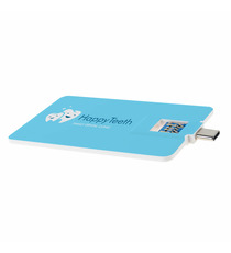 Carte de crédit USB publicitaire 3.0 & type-C Made in Europe