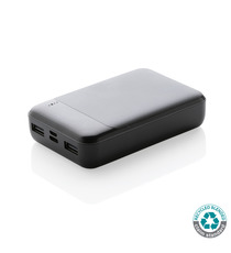 Batterie publicitaire de secours 10.000 mAh en plastique recyclé RCS