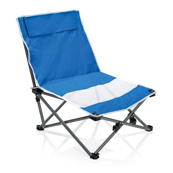 Chaise publicitaire de plage pliable