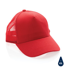 Casquette publicitaire de routier 5 panneaux coton recyclé Impact AWARE™