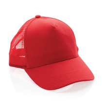 Casquette publicitaire de routier 5 panneaux coton recyclé Impact AWARE™