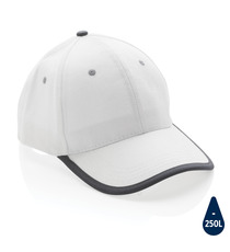 Casquette publicitaire contraste 6 panneaux coton recyclé Impact AWARE™