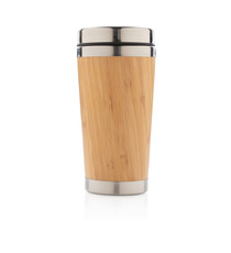 Mug double paroi en bambou publicitaire