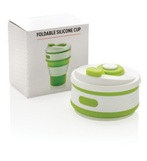 Mug en silicone pliable publicitaire