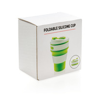 Mug en silicone pliable publicitaire