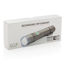 Lampe torche publicitaire 3W rechargeable