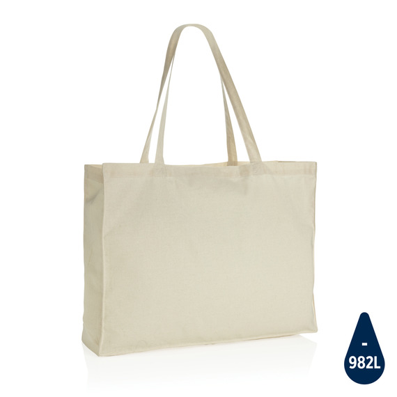 Sac publicitaire shopping en coton recyclé 145 gr Impact AWARE™